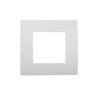 Ramka Pojedyncza Pozioma Natynkowa do Gniazdka Biała BIURO Kanlux