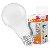 Żarówka LED A60 E27 4.9W = 40W 470lm 4000K Neutralna 150° STAR CLASSIC Osram
