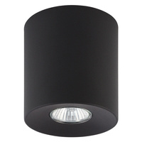 Lampa Sufitowa Oprawa Natynkowa ORION BLACK Spot Halogenowa Czarna Okrągła GU10 3239 TK Lighting