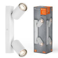 Lampa LED Ścienna Sufitowa Kinkiet Oprawa Natynkowa 6.8W 460lm 3000K Ciepła Ściemnialna Biały LED Spot Octagon Ledvance