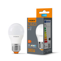 Żarówka LED E27 G45 Kulka 4W = 33W 380lm 3000K Ciepła 240° Videx