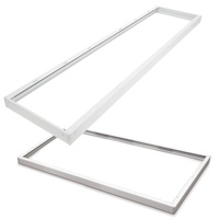 Ramka Natynkowa 45mm do Panelu LED 30x120cm Klik Biała Kobi