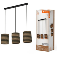 Lampa Sufitowa Wisząca Dekoracyjna E27 Brązowy Karton Decor Ledvance