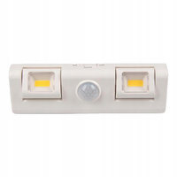 Lampka Podszafkowa LED Samoprzylepna z Czujnikiem Ruchu na Baterie 4000K 2xAA Biała