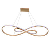 Lampa Sufitowa LED Wisząca Zwis 50W 7800lm 4000K Neutralna Złota Zumba Sanico Goldlux