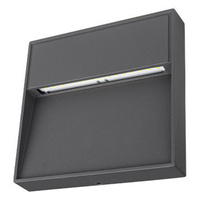 Lampa Ogrodowa Kinkiet Elewacyjny LED SANTIEGO 4W IP54 4000K Kwadratowy