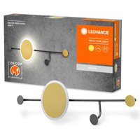 Lampa LED Ścienna Sufitowa Kinkiet Oprawa Natynkowa 12W 700lm CCT Dekoracyjna Szary Perchero Ledvance