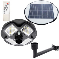 Lampa uliczna latarnia solarna LED 200W IP65 mikrofalowy czujnik ruchu + Pilot + Uchwyt