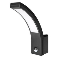 Kinkiet Ogrodowy Elewacyjny Lampa Zewnętrzna LED 10W 4000K IP54 z Czujnikiem Ruchu i Zmierzchu