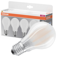4x Żarówka LED A60 E27 6.5W = 60W 806lm 2700K Ciepła 300° BASE Osram