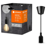 Lampa Sufitowa Wisząca E27 Zwis Czarny Vintage 1906 Pendulum Ledvance