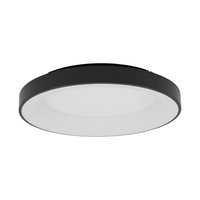 Plafon Lampa Sufitowa Oprawa Natynkowa LED 60W 5400lm 4000K Neutralna Czarna NIKKI ROUND LED 11212 Nowodvorski
