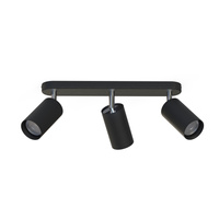 Lampa Sufitowa Oprawa Natynkowa Reflektor Punktowa 3x GU10 Czarna Nowoczesna EYE SPOT 6021 Nowodvorski