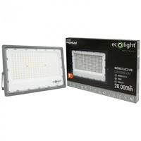 Naświetlacz LED Lampa Reflektor 200W 20000lm 4000K Neutralna IP65 Premium Line Ecolight