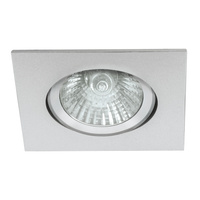 Oprawa sufitowa podtynkowa TESON PAR16 GU10 Chrom Kwadratowa Ruchoma KANLUX
