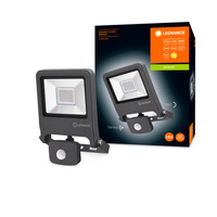 Naświetlacz LED Reflektor Zewnętrzny Lampa 30W 2700lm 3000K IP44 Szary Z Czujnikiem Ruchu i Zmierzchu Endura Ledvance