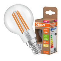 Żarówka LED P45 Kulka E14 3.8W = 60W 806lm 2700K Ciepła 330° 213lm/W CLASSIC ENERGY EFFICIENCY Osram