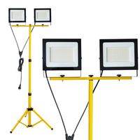 Naświetlacz LED Zewnętrzny Ogrodowy 200W 17000lm 4000K Neutralny 110° Ściemnialny IP54 IK06 Czarny Żółty Tigra Kobi