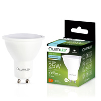 Żarówka LED GU10 Reflektor PAR16 3W = 25W 270lm 6500K Zimna 120° LUMILED