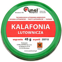 Kalafonia do Lutowania 45g Topnik Lutowniczy Cynel