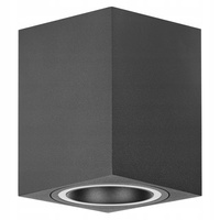 Oprawa Natynkowa Halogenowa Tuba Reflektor Spot GU10 Kwadratowa Czarna Masterled