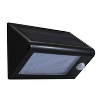 Naświetlacz Solarny LED Reflektor 5.5W 400lm 6400K Zimna 120° Czarna IP44 z Czujnikiem Zmierzchu Sanico Goldlux