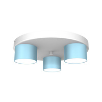 Lampa Sufitowa DIXIE Niebieska Biała 3xGX53 Milagro