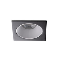 Oprawa sufitowa podtynkowa GLOZO DSL GU10/GU5.3 Kwadratowa Czarno-Biała KANLUX