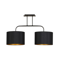 Lampa Sufitowa 2x E27 Złota Nowoczesna ALICE M 4962 Nowodvorski