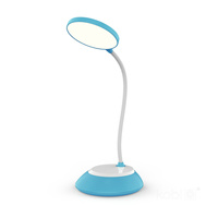 Lampka Biurkowa Stołowa LED 5W 200lm CCT 270° Akumulatorowa Niebieska Visua Kobi