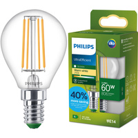 Żarówka LED E14 Kulka P45 3.8W = 60W 806lm 212lm/W 2700K Ciepła 300° KLASA A UltraEfficient Philips