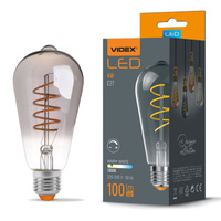 Żarówka LED E27 ST64 Edison 4W 100lm 1800K Ciepła 360° FILAMENT Dymiona Ściemnialna Videx