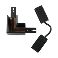 Łącznik kątowy szynosystemu magnetycznego Czarny Track Light V-TAC