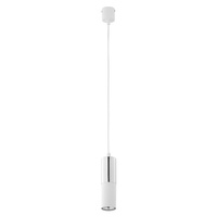 Lampa Sufitowa Wisząca ELIT WHITE Zwis Biało-Srebrna Nowoczesna GU10 4356 TK Lighting