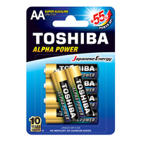 Baterie Alkaliczne TOSHIBA ALPHA POWER LR6 AA 1,5V Blister 6szt