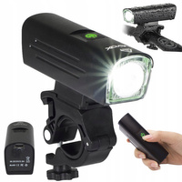 Latarka Lampka Przednia Rowerowa LED USB-C Uchwyt Światło 6 Trybów 1300lm IPX6 VAYOX