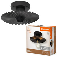 Lampa Sufitowa Oprawa Natynkowa Dekoracyjna E27 Szary Decor Ledvance