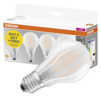 4x Żarówka LED A60 E27 6.5W = 60W 806lm 2700K Ciepła 300° BASE Osram