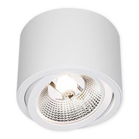 Oprawa Natynkowa Halogenowa Tuba Reflektor Spot GU10 Okrągła Ruchoma Biała Masterled
