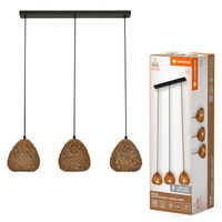 Lampa Sufitowa Wisząca Dekoracyjna E27 Beżowy Decor Ledvance