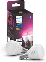 2PAK Żarówka LED E14 P45 5,1W CCT RGB PHILIPS HUE White & COLOR Ambiance Bluetooth Zigbee
