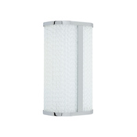 Kinkiet Ścienny Lampa Natynkowa LED 15W 1000lm 4000K Neutralna Chrom Wodoodporna Łazienkowa IP44 Nowoczesna PALMAS LED 10729 Nowodvorski