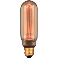 Żarówka Dekoracyjna LED E27 T45L 4W 200lm 1800K Ciepła 320° DecoVintage Amber Pillar GOLDLUX (Polux)