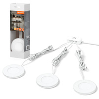 Lampka LED Podszafkowa Listwa 8.5W 390lm 3000K Ciepła Ściemnialna Biały Spot Ledvance