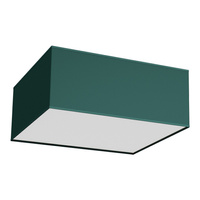 Plafon LED Lampa Sufitowa VERDE Zielona Kwadrat 3xE27 50cm Milagro
