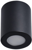Oprawa natynkowa halogenowa SPOT TUBA okrągła SANI GU10 czarna IP44 Kanlux