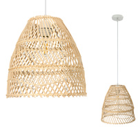 Lampa Wisząca Dekoracyjna Zwis Bambusowa E27 Rango Kobi
