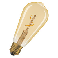 Żarówka LED ST64 Vintage E27 1.8W 30lm 2200K Ciepła 320° Bursztynowa Filament Vintage 1906 Osram