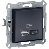 Gniazdo Ładowania USB A+C 2,4A SCHNEIDER ASFORA