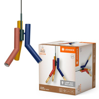 Lampa Sufitowa Wisząca Dekoracyjna E27 Wielokolorowy Decor Ledvance